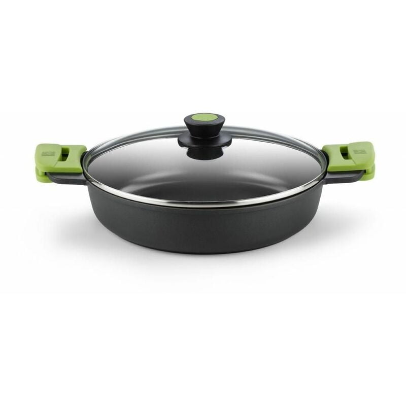 Cacerola baja ECO+ con tapa aluminio fundido Prior 28 cm - BRA barato