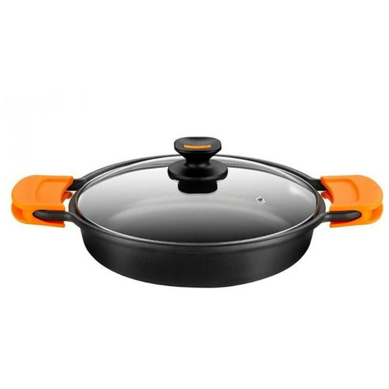 Cacerola baja aluminio induccion magma 28 cm barato