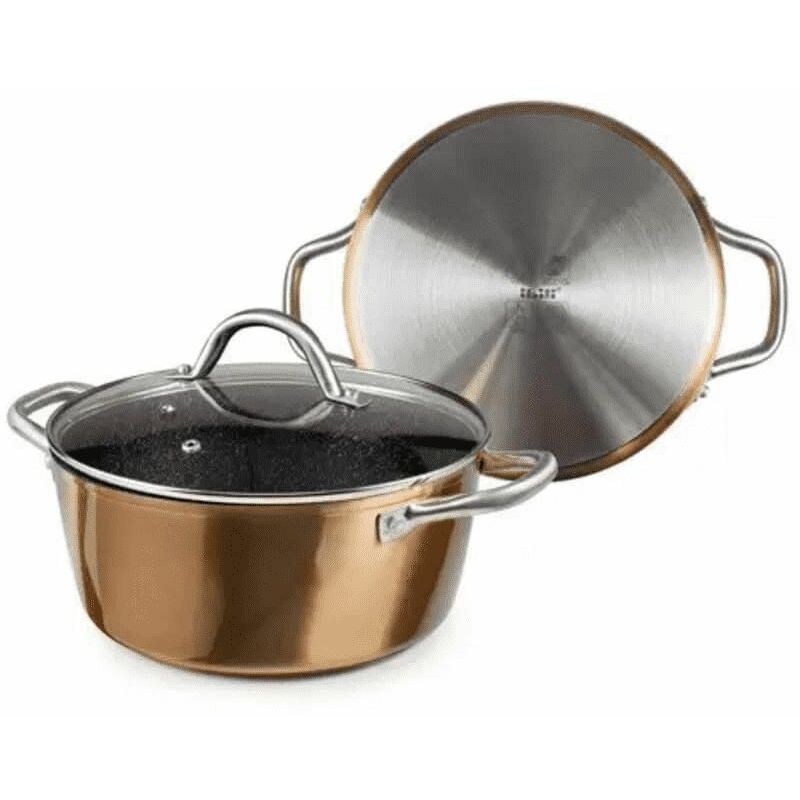 Cacerola de aluminio forjado copper de 28 x 12