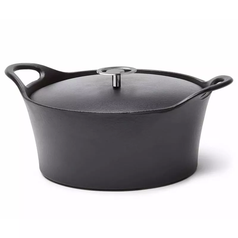 Cacerola Esmaltada De Hierro Fundido Negro 1,6 L 20 Cm - Negro - Cuisinox En Oferta Cacerola Esmaltada De Hierro Fundido Negro 1