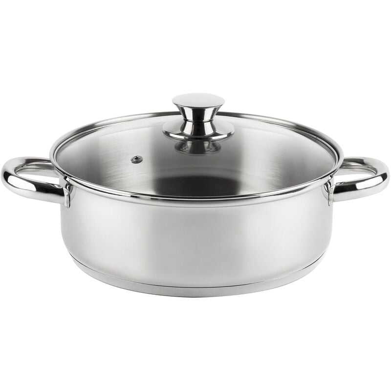 Cacerola inoxidable 18/10 inducción ø30cm. 7