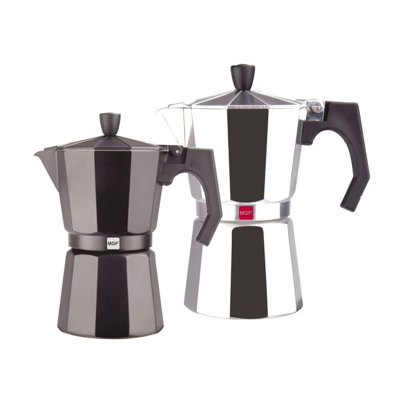 Cafetera Italiana 09tz Alu Ne Kenia Noir - Magefesa barato