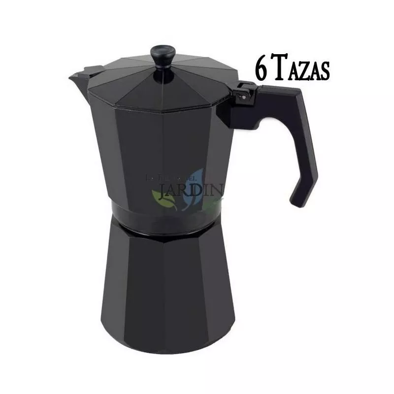 Cafetera Aluminio Negro De Inducción 6 Tazas En Oferta Cafetera Aluminio Negro De Inducción 6 Tazas Barato