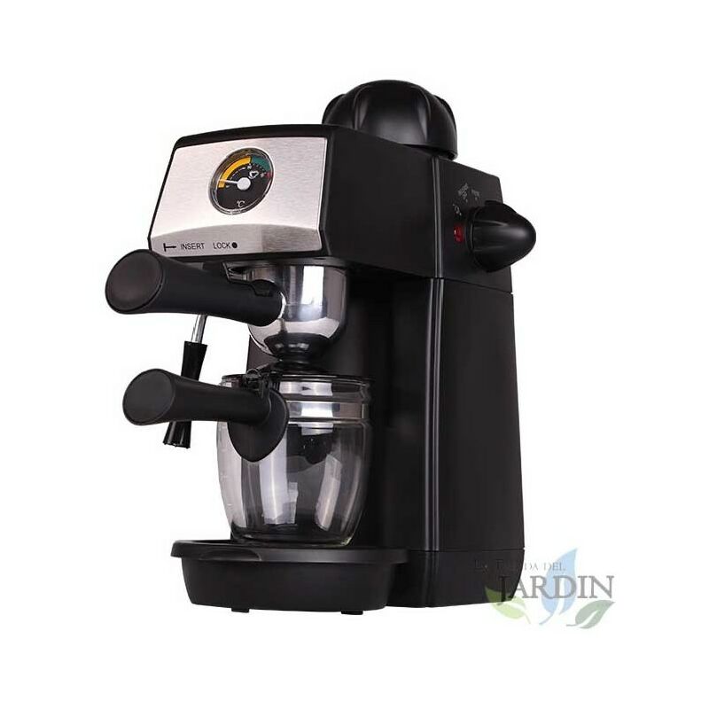 Cafetera espresso Grunkel con 5 bares de presión y capacidad para 4 tazas. barato
