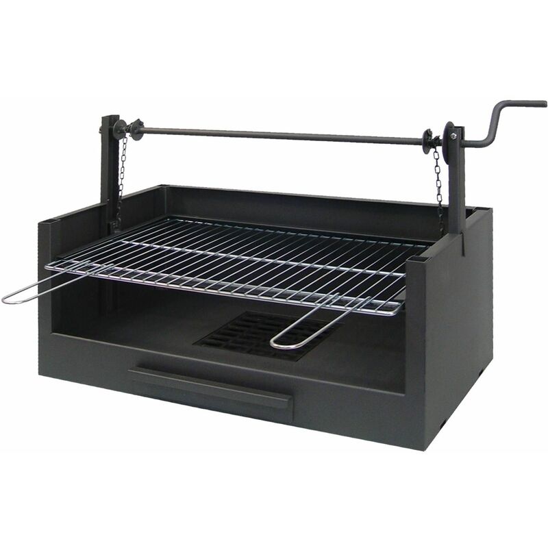 Cajón Barbacoa con Elevador y Parrilla Cincada Imex el Zorro barato