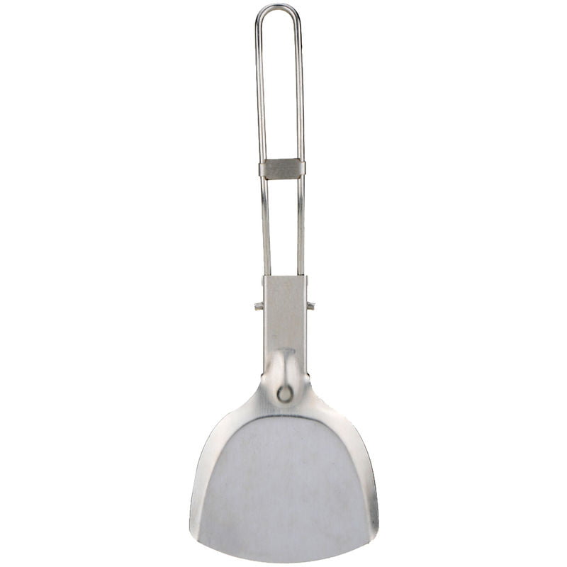 Campamento y caminata al aire libre Cocina de acero inoxidable palas plegable para acampar pala plegable de picnic utensilios de cocina Espatula barato