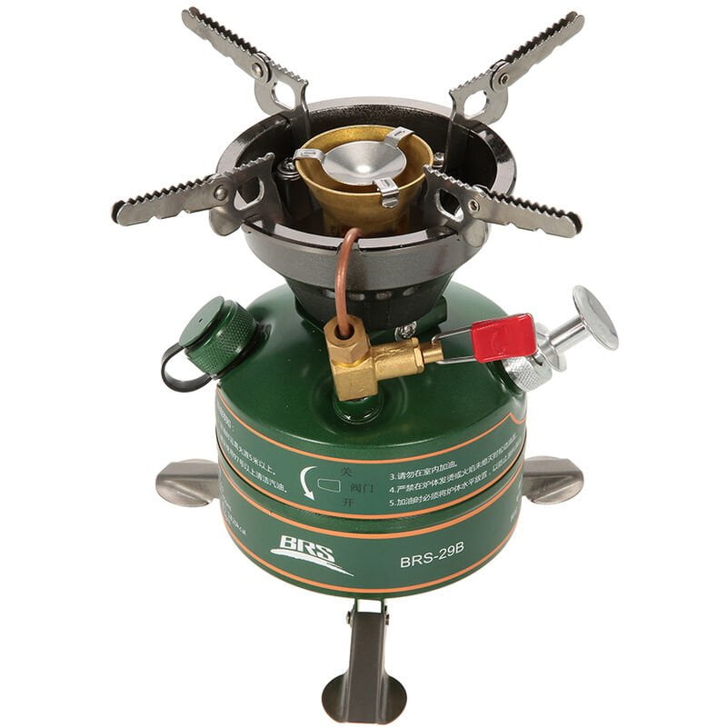 Camping al aire libre Senderismo Portatil Integrado Sin precalentamiento Estufa de combustible a gasolina Estufa de gasolina para camping Pesca Horno barato