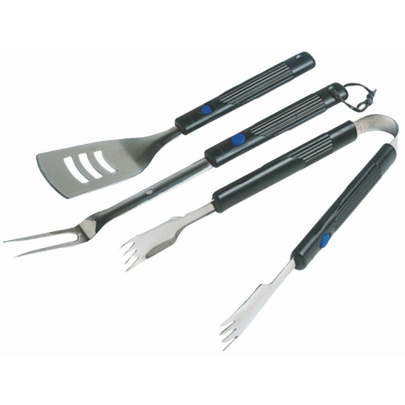 Campingaz - Accesorios Barbacoa 3pzs Espatula/tenedor/tenazas 205821 barato