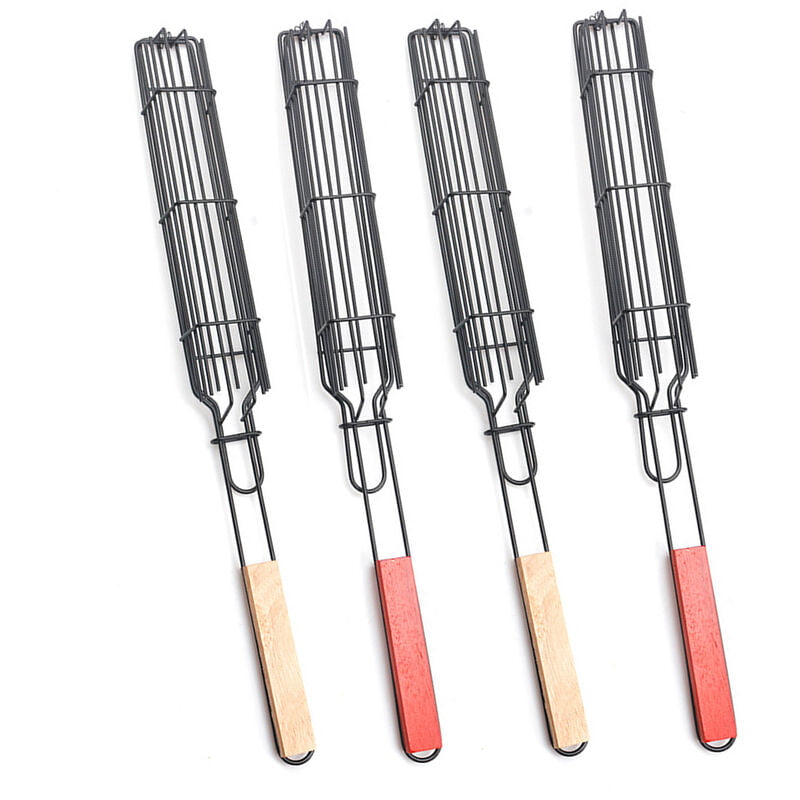 Canasta para asar Brochetas para brochetas Canastas para asar brochetas antiadherentes - Parrilla para barbacoa