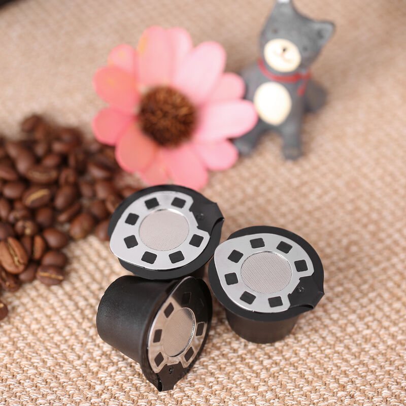 Capsula de cafe reutilizable 3pcs / set