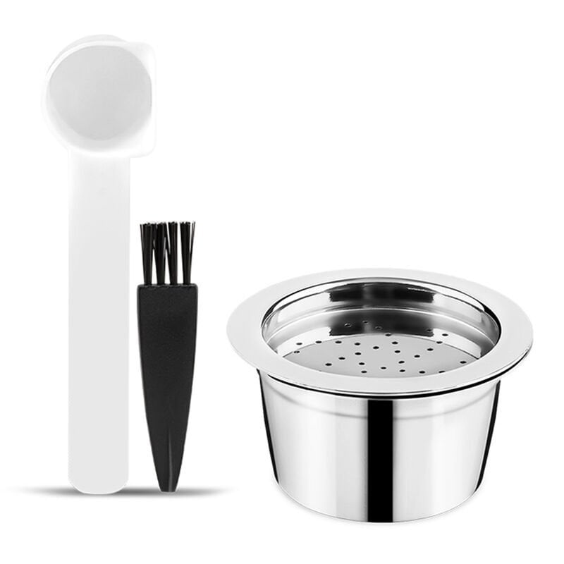 Capsulas de cafe de acero inoxidable Capsulas de cafe recargables con reemplazo de cepillo de cuchara para maquinas K-FEE barato