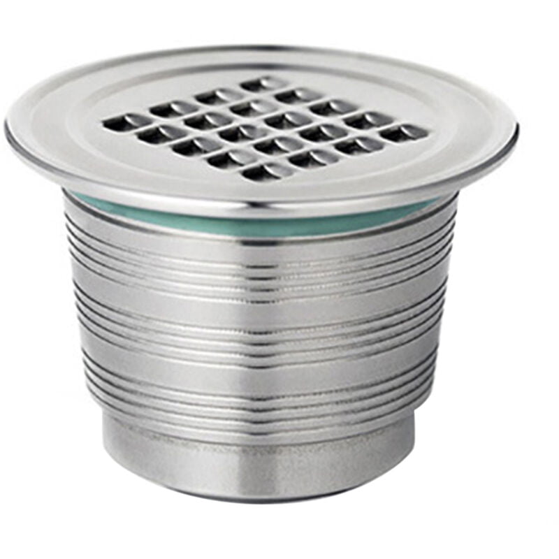 Capsulas de cafe reutilizables 304 de acero inoxidable K Cup Coffee Brewers Reemplazo para maquinas Nespresso Espresso