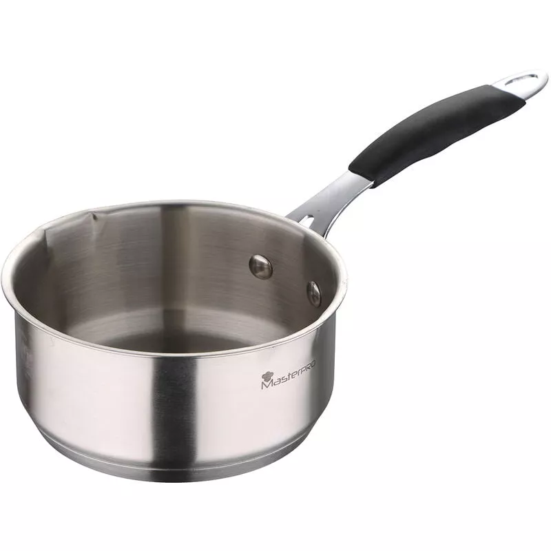 Cazo 16X7,5 Cm Con Capacidad De 1,3L En Acero Inoxidable Colección Foodies - Bergner En Oferta Cazo 16X7