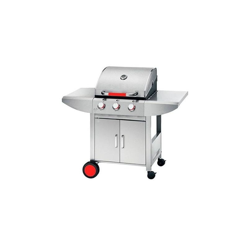 Cch - Barbacoa Gas Inox. 3 Quemadores Gdlc 800516 barato