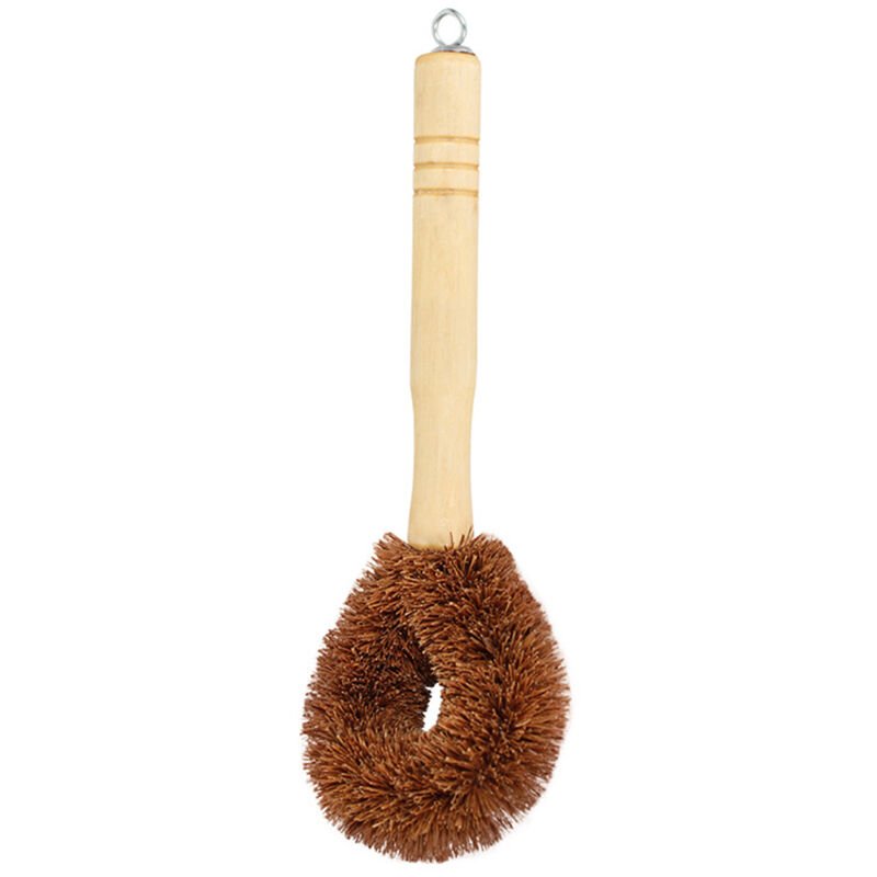 Cepillo para platos de fibra de coco Cepillo para ollas