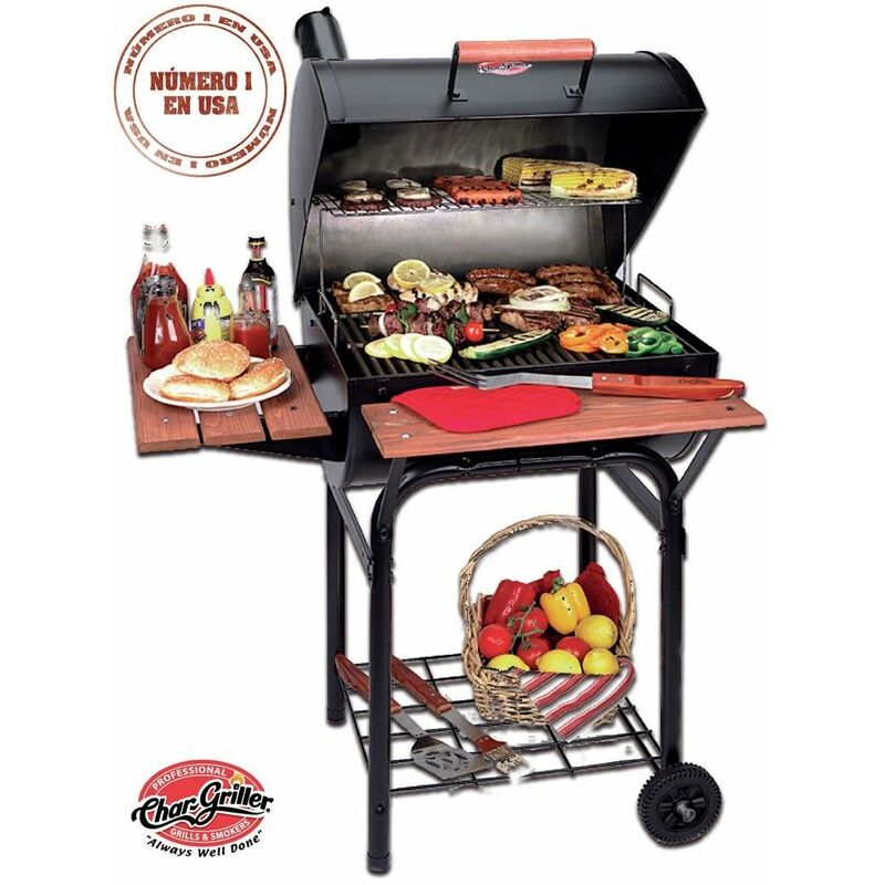 Char Griller - Barbacoa Carbón y leña Parrilla 3 Alturas barato