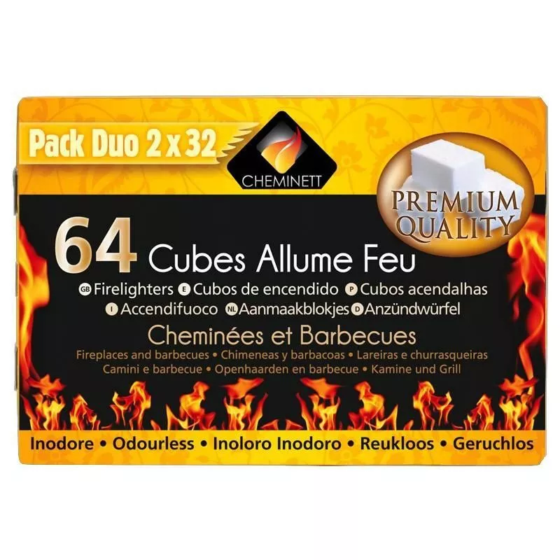 Cheminett - Pastillas Encendido De Parafina 64 Ud En Oferta Cheminett - Pastillas Encendido De Parafina 64 Ud Barato