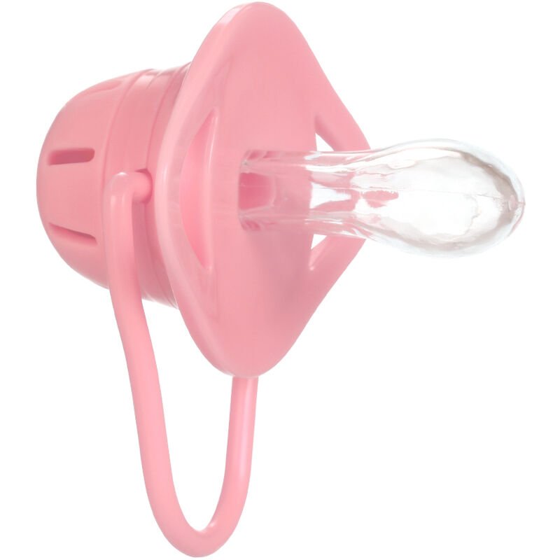 Chupete de bebe Chupete de silicona suave con cuentas de timbre y caja de almacenamiento Antipolvo Comodo transporte para viajes a casa