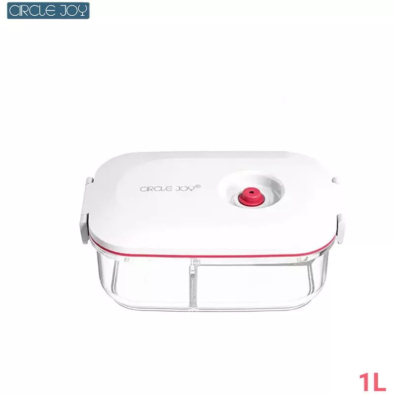 Circle Joy Juego de cajones para frutas y verduras al vacio electrico 1L 1.3L 500mAh Bomba de vacio electrica Preservacion antibacteriana Mantener barato