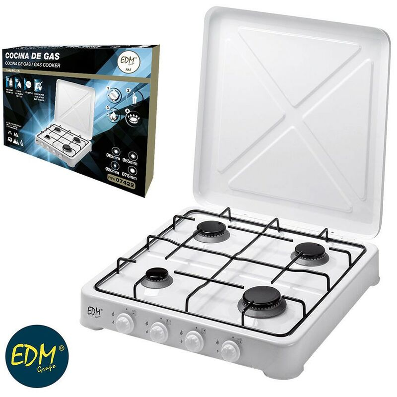 Cocina De Gas 4 Fuegos Esmaltada - Edm barato
