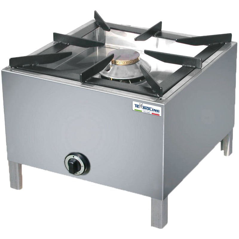 Cocina a gas de acero de 11 KW cm 60.5x60.5x46 teknoline FL-G110 barato