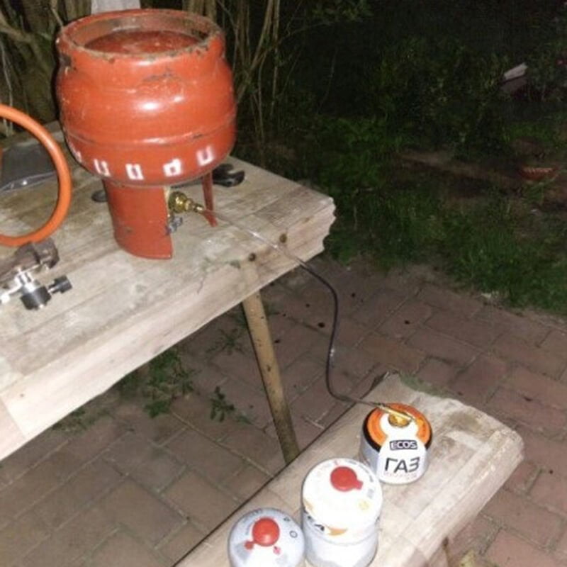Cocina de camping gas de recarga Adaptador quemador