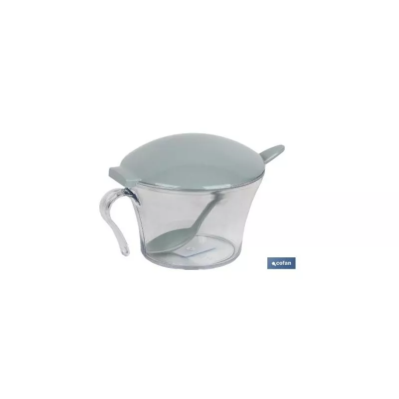Cofan - PLIMPO azucarero 120ml modelo albahaca color piedra 15x11.5x9cm caja 6 unid. barato