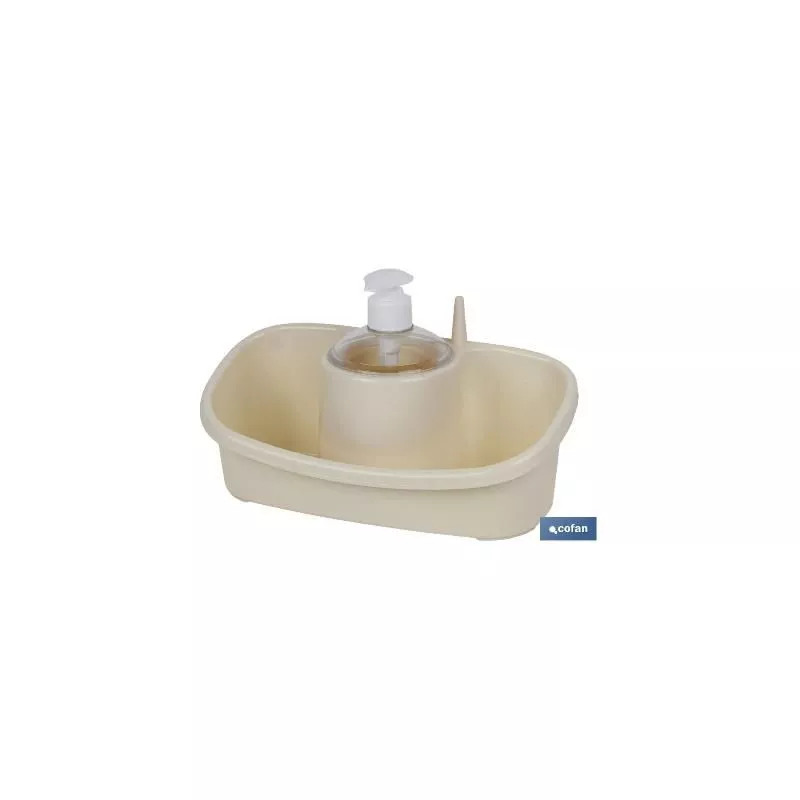 Cofan - PLIMPO estropajero con dosificador blanco 26x13x16.5cm caja 6 unid. barato
