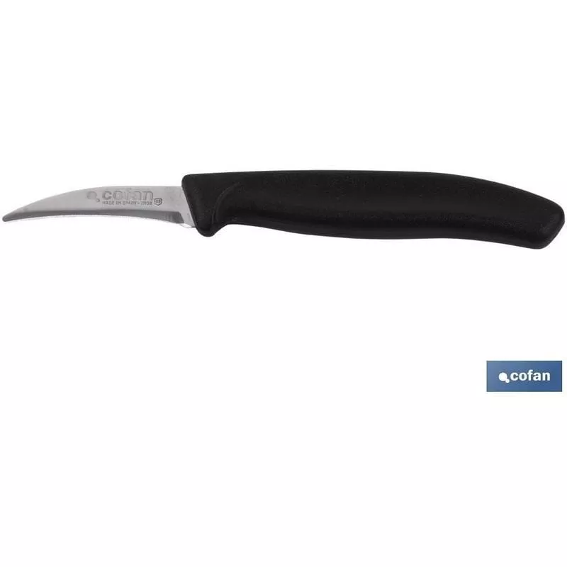 Cofan - Pack de 12 unidades cuchillo de recolección | Modelo puntilla curva recolección punta redonda | Medida hoja 60 mm barato