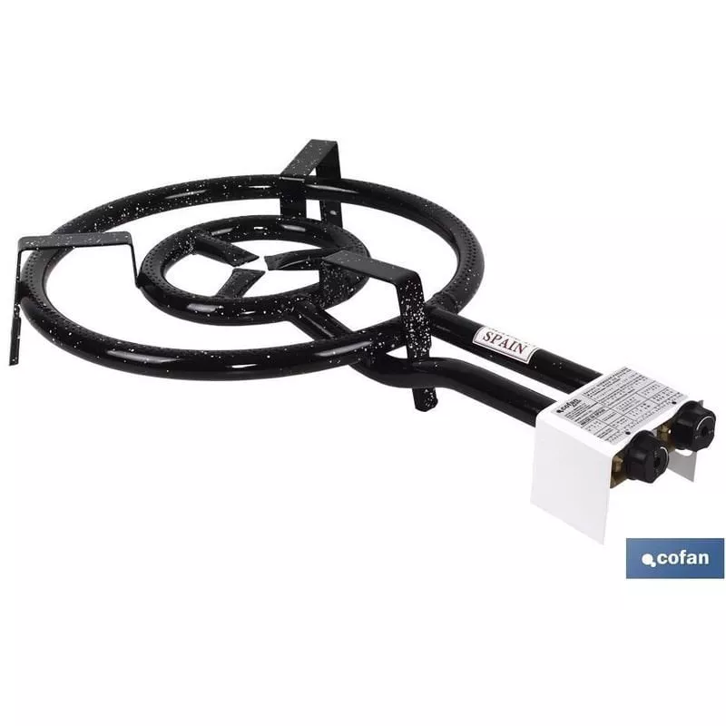 Cofan - Quemador paellero a gas butano/propano | Diámetro 40 o 50 cm | Apto para paelleras de acero barato