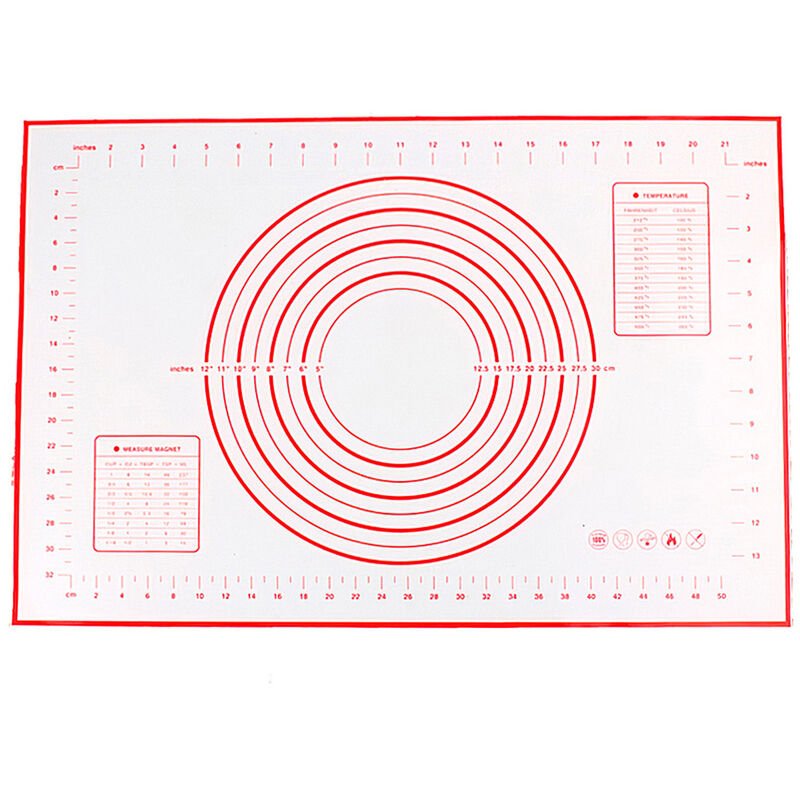 Cojín del silicon del fabricante Hornear Mat Pasta con el Mediciones antideslizante antiadherente del balanceo del banquete de boda de pastelería Mat barato