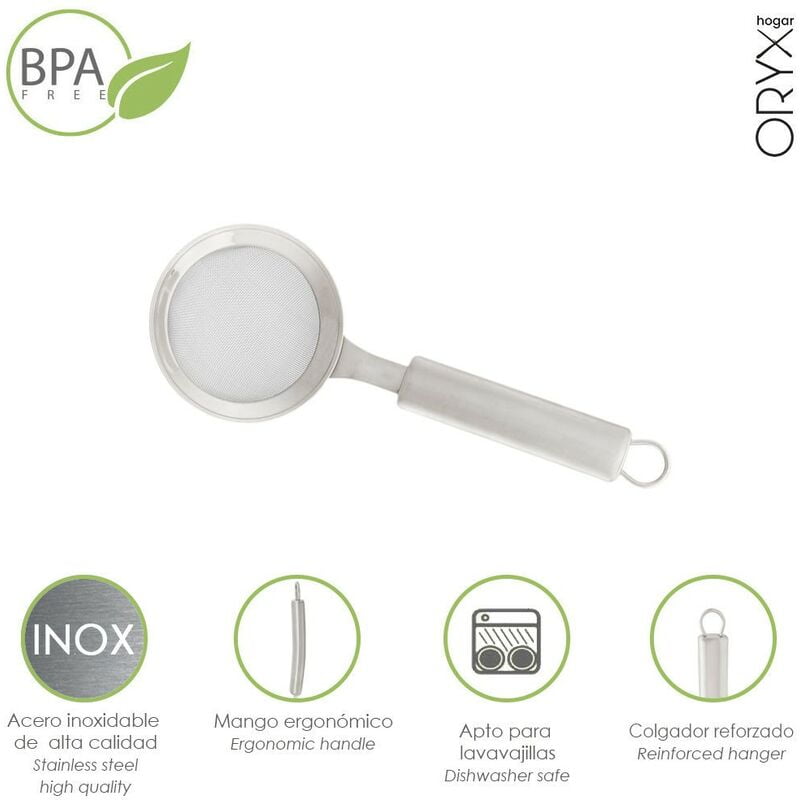 Colador acero inoxidable Ø 8