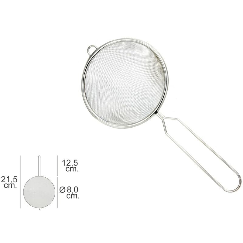 Colador acero inoxidable basic Ø 8 x 21