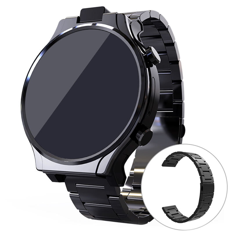 Correas de reloj de acero inoxidable con extremo recto Correa de pulsera duradera con hebilla plegable Compatible con reloj inteligente LOKMAT APPLLP barato