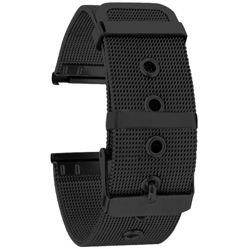 Correas de reloj de acero inoxidable de 20 mm Correa de malla de liberacion rapida Pulsera de metal de repuesto con hebilla de cinturon Pulsera barato