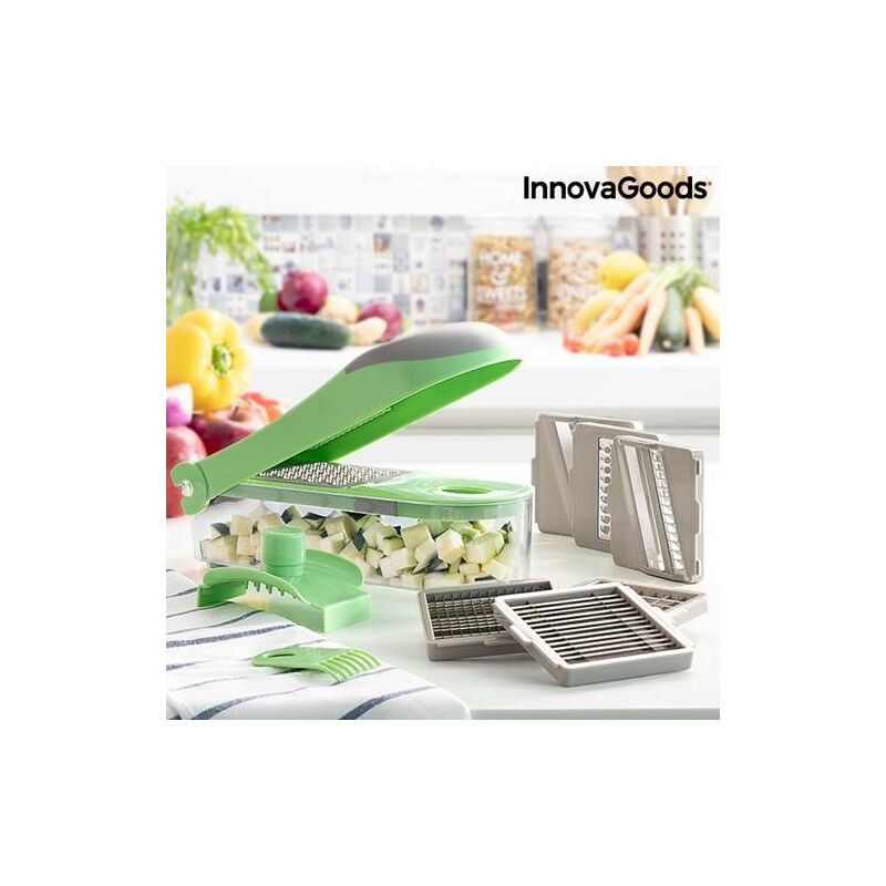 Cortador Rallador Mandolina 7 En 1 Con Recetas barato