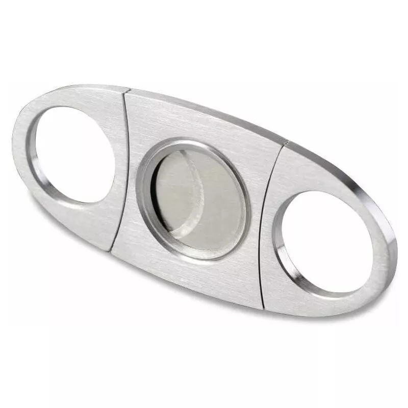 Cortador De Cigarros De Acero Inoxidable, Cuchillas De Doble Filo Para Cortar El Extremo Del Cigarro. En Oferta Cortador De Cigarros De Acero Inoxidable