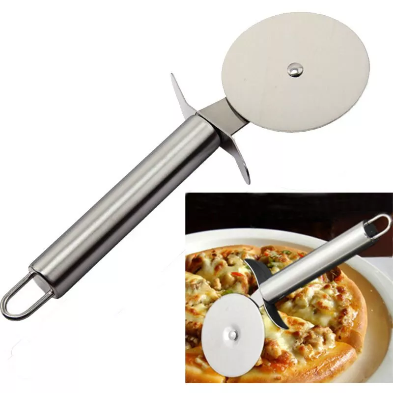 Cortador De Pizza De 2 Piezas, Cortador De Pizza, Cortador De Pizza, Rueda De Pizza De Acero Inoxidable De Alta Calidad, Rueda Cortadora De Rueda De En Oferta Cortador De Pizza De 2 Piezas