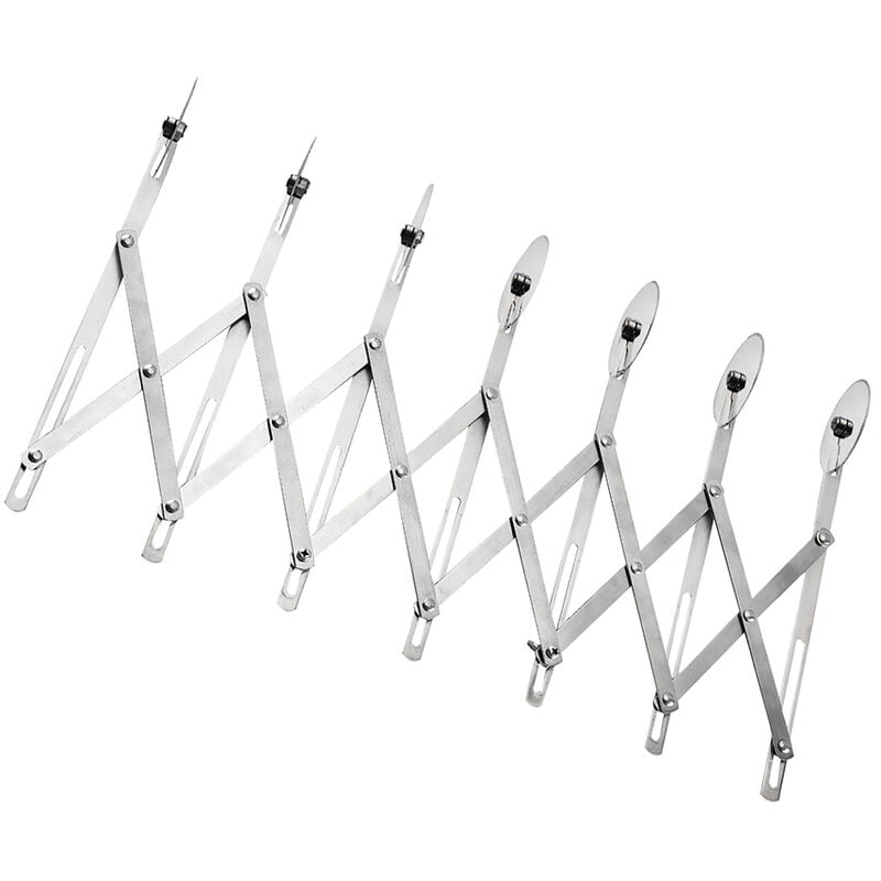 Cortador de pizza multirredondo multifuncion de acero inoxidable 430 de 3/5/7 ruedas