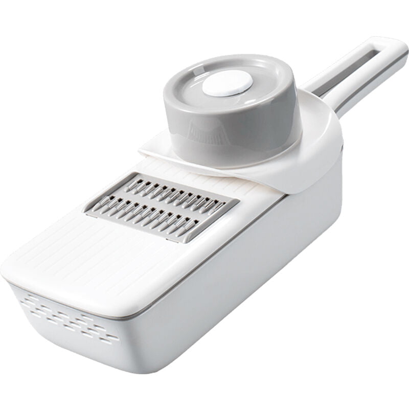 Cortador de verduras multiusos Rallador de verduras Rallador ligero de cocina Cortador manual multifuncional Cuchillas seguras Rallador con protector barato