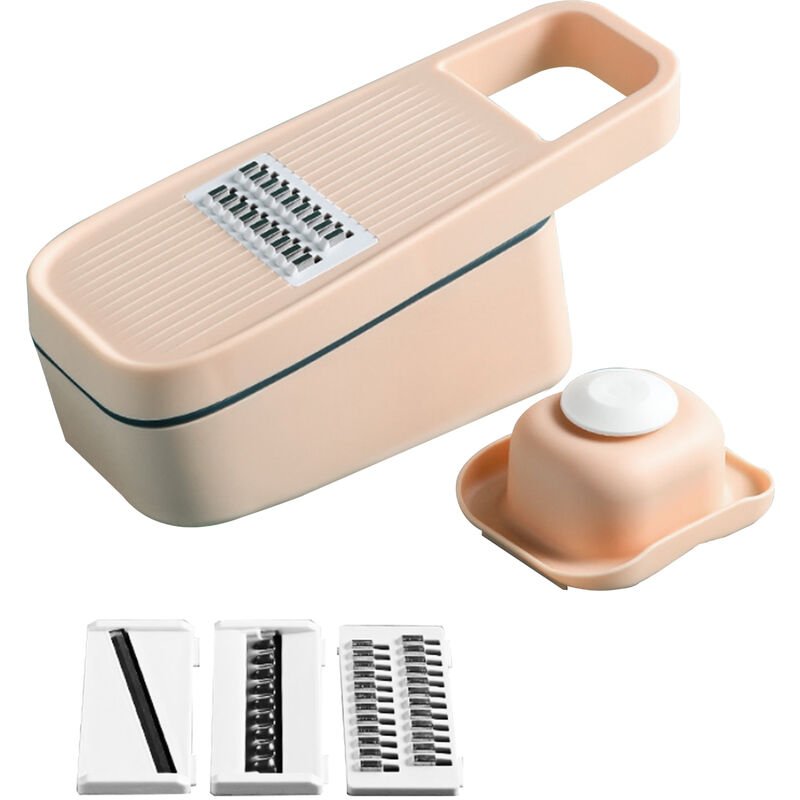 Cortadora de verduras multifuncional 3 en 1 con escurridor y cestas de almacenamiento 4 tipos de cortadora de verduras Cortadora de verduras con barato