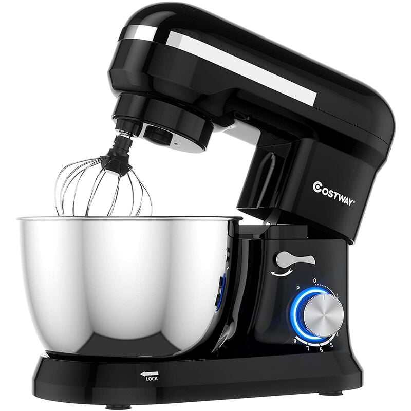 Costway - Batidora Eléctrica 1300W Máquina de Cocina Amasadora de 4