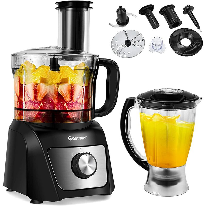 Costway - Batidora Eléctrica Máquina de Cocina Picadora 500W / 1500ml / Ideal para Picar