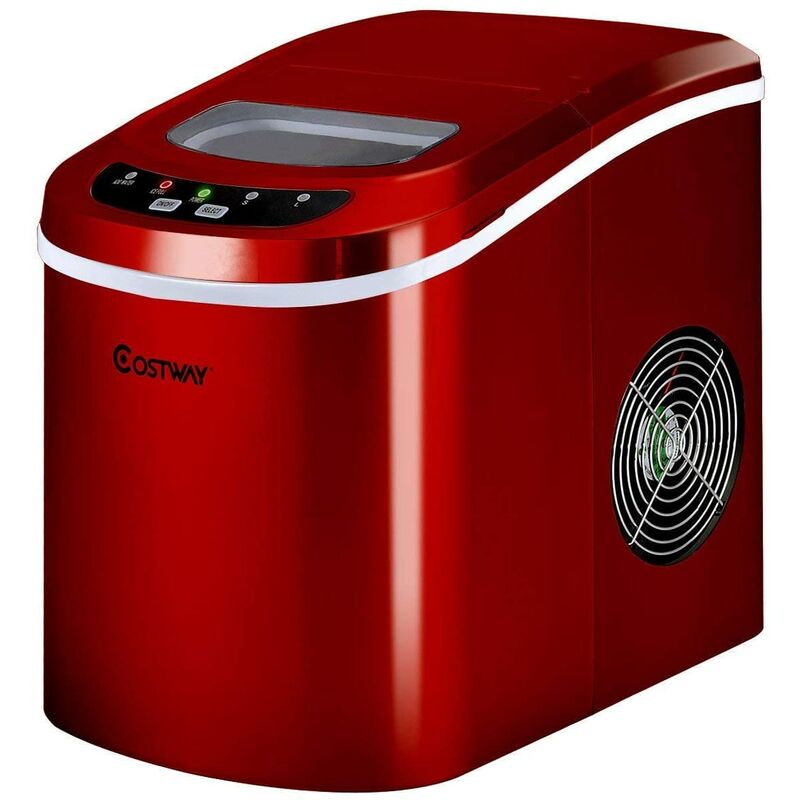 Costway - Máquina Hacer Cubitos Hielo Fabricadora Productor De Hielo con Bandeja 2
