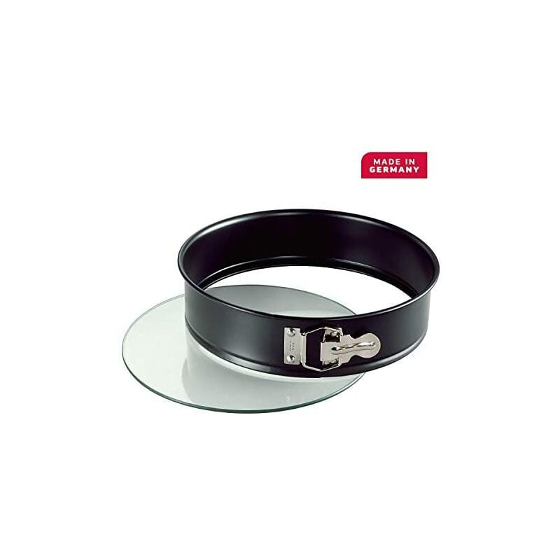 Crystal Baking Molde Redondo Quiche con Base de Cristal