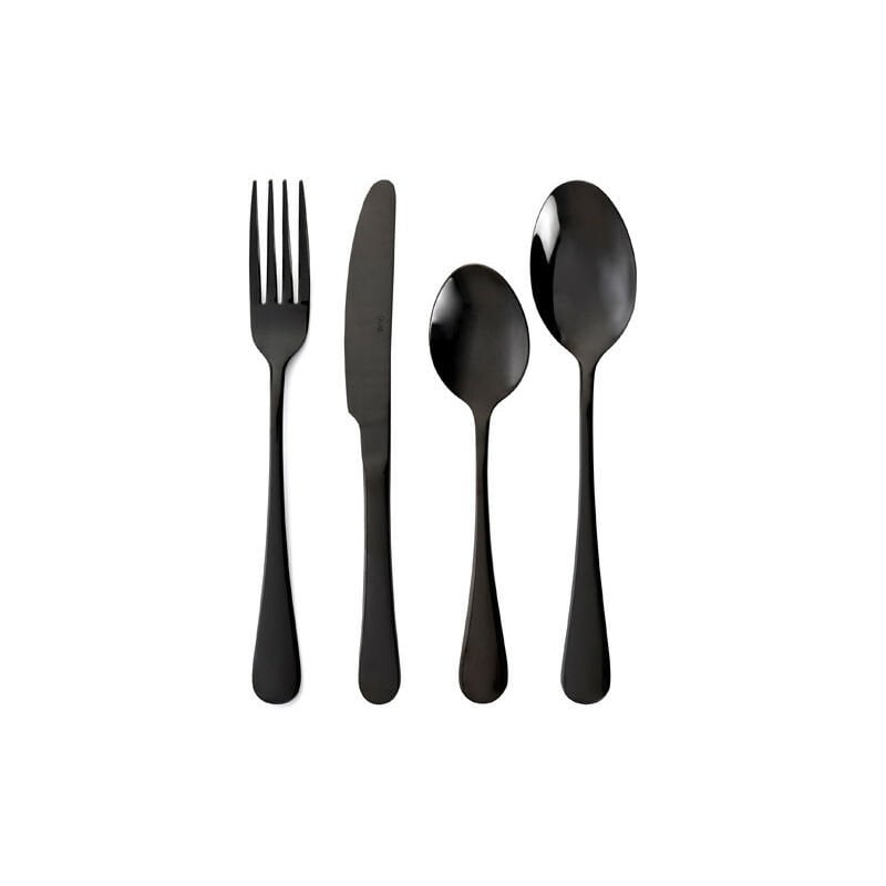 Cuberteria Inox Celebrart Negr 24 Pzas barato