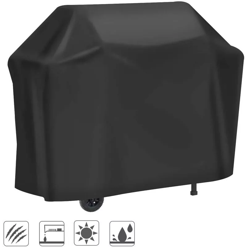 Cubierta De Parrilla, Cubierta De Lona Resistente 210D Cubierta De Parrilla Oxford Protection Anti-Uv / Anti-Agua / Anti-Humedad (145 * 61 * 117 Cm) En Oferta Cubierta De Parrilla
