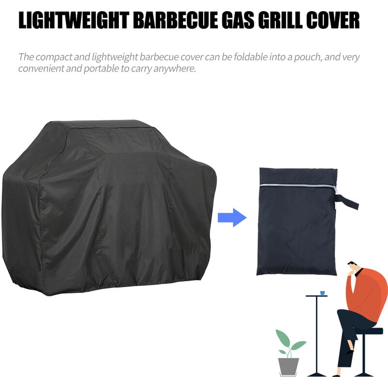 Cubierta de parrilla de gas para barbacoa