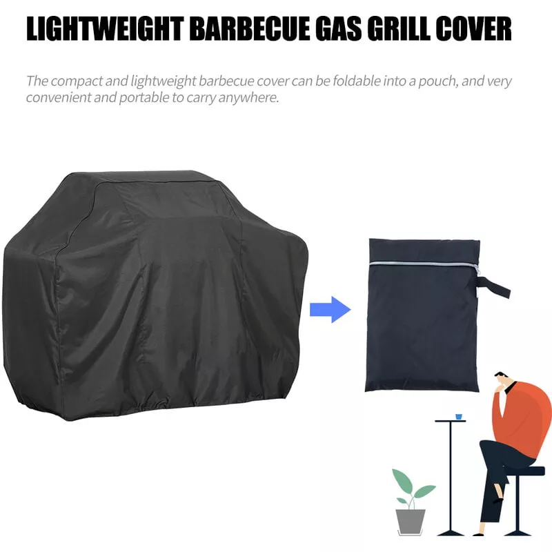 Cubierta de parrilla de gas para barbacoa