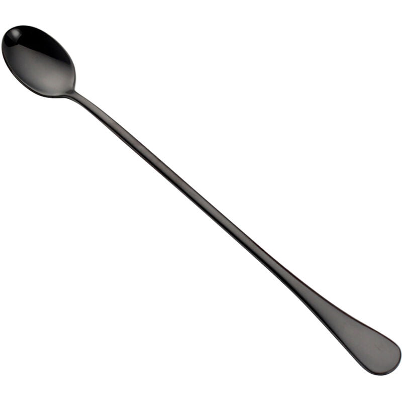Cuchara de te helado de 9 pulgadas Cuchara de mango largo de acero inoxidable Cuchara de batido Cuchara para revolver cafe Recubrimiento de barato